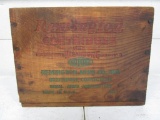 129-172 Vintage Remington Wood Ammo Box