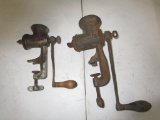129-184 Lot of 2 Sausage Grinders