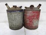 129-194 Lot of (2) Kerosene Cans