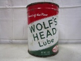106-7 5lb. Wolf's Head Greas Can