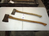 129-22 Lot of 2 Axes - Craftsman and Unknown
