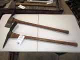 129-24 Lot of 2 - Pulaski Axe and Pick Axe