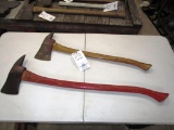 129-25 Lot of 2 Fireman Pickhead Axe