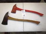 129-30 Lot of 2 Short Fire Pickhead Axes