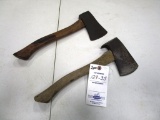 129-35 Lot of 2 True Temper Hatchets - Tommy and Vulcan