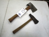129-37 Lot of 2 Hatchets - True Temper Tommy and Barrel Hatchet?