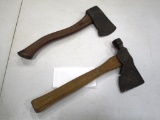 129-40 Lot of 2 Hatchets - True Temper Kelly and Unknown Carpenter