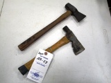 129-53 Lot of 2 Hatchets