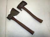 129-67 Lot of 2 Hatchets incl. Claw and Hewing