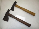 129-68 Lot of 2 Carpenter Hatchets