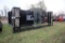 127-104 NEW 20' Farm Iron Gate w/ Posts - Leaping Deer