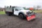 218-1 2011 Ford F-550 - 6.7L Diesel, 4WD, 12' Bed w/ Lift Gate, Boss V-Plow