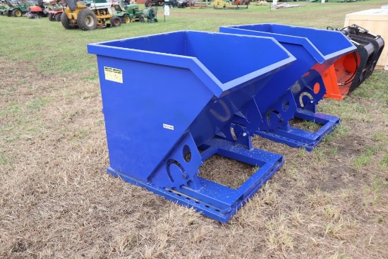 127-85 NEW Forklift Dumping Scrap Hopper