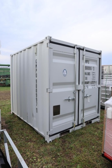 127-18 NEW 8' Shipping Container w/ Side Door