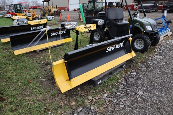 236-1 NEW Sno-Way 79" Snowplow w/ 8.5" Extensions and Light Kit