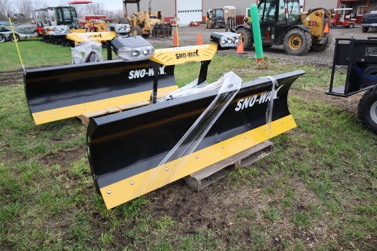 236-2 NEW Sno-Way 90" Snowplow w/ Light Kit