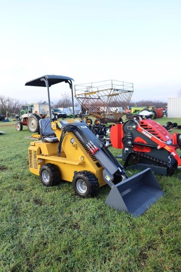130-50 NEW EGN EG80 Mini Wheeled Skid Steer