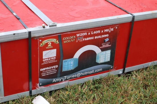 127-94 NEW Golden Mount 20'x40' Shelter to Mount Between Shipping Containers