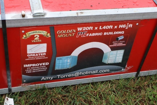127-93 NEW Golden Mount 20'x40' Shelter to Mount Between Shipping Containers