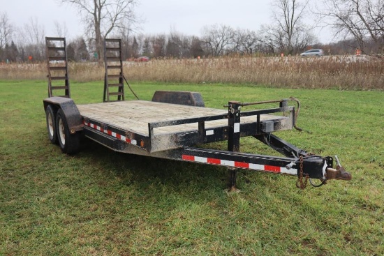 166-12 PJ 18' Equipment Trailer (w/ Title)
