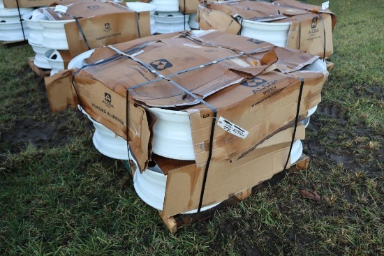 209-1 Lot of (8) NEW Takeoff Accuride 22.5 Steel Pilot Hub Rims - Price is by the piece times 8