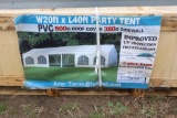 127-98 NEW 20'x40' Party Tent w/ Sidewalls