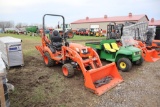 111-23 LIKE NEW Kubota BX23S - 4wd, Loader and Backhoe - ONLY 120 HOURS