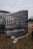 127-102 NEW Pair 14' Bi Parting Gate w/ Tree Design