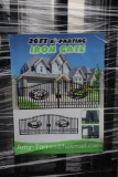127-202 NEW Pair 20' Bi Parting Gate w/ Deer Design