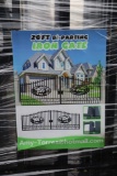 127-203 NEW Pair 20' Bi Parting Gate w/ Deer Design