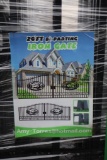 127-205 NEW Pair 20' Bi Parting Gate w/ Deer Design