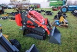 130-4 NEW EGN EG360 Mini Tracked Stand On Skid Steer w/ Bucket