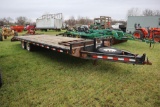 166-4 PJ 24' Deckover Equipment Trailer (w/ Title)