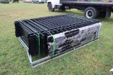 130-2 Lot of (20) 10' x 7'H Black Galvanized Fence Panels