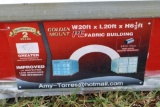 127-96 NEW Golden Mount 20'x20' Shelter to Mount Between Shipping Containers