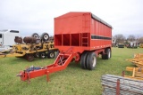 100-12 Nice 550 Bu. Hopper Btm. Pup Trailer w/ Tarp