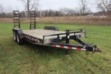 166-12 PJ 18' Equipment Trailer (w/ Title)