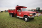 179-1 1995 Ford F-350 Dump Truck - 4x4, 7.5L, 245k mi. - Nice Truck