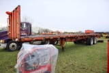 112-5 1998 36' Wabash Flatbed w/ Moffett Forklift Pockets