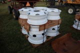 209-7 Lot of (12) NEW Takeoff Accuride 22.5 Steel Pilot Hub Rims - Price is by the piece times 12