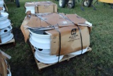 209-4 Lot of (8) NEW Takeoff Accuride 22.5 Steel Pilot Hub Rims - Price is by the piece times 8