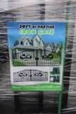 129-33 NEW Pair of 20' Bi-Parting Gates w/ Deer Design
