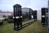 127-29 NEW 20' Bi-Parting Gates w/ Posts