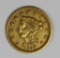 1852-O $2.50 GOLD RARE NEW ORLEANS COIN XF NICE! 1852-O $2.50 GOLD RARE NEW ORLEANS COIN XF NICE! ES
