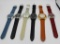 LOT OF 6 QVC DESIGNER WATCHES LOT OF 6 QVC DESIGNER WATCHES - NEVER WORK BUT WILL NEED BATTERIES. IS