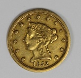 1852-O $2.50 GOLD RARE NEW ORLEANS COIN XF NICE! 1852-O $2.50 GOLD RARE NEW ORLEANS COIN XF NICE! ES