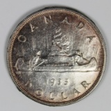 1935 CANADA SILVER DOLLAR CH BU 1935 CANADA SILVER DOLLAR CH BU. ESTIMATE: $75-$100