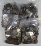 20 POUNDS OF UNSEARCHED FOREIGN COINS. 20 POUNDS OF UNSEARCHED FOREIGN COINS. CAME TO US IN A LARGE