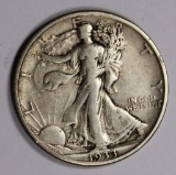 1933-S WALKING LIBERTY HALF DOLLAR XF 1933-S WALKING LIBERTY HALF DOLLAR XF ORIGNAL. ESTIMATE: $85-$