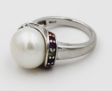HONORA COLLECTION .925 CULTURED PEARL RING HONORA COLLECTION STERLING SILVER CULTURED PEARL RING. SI